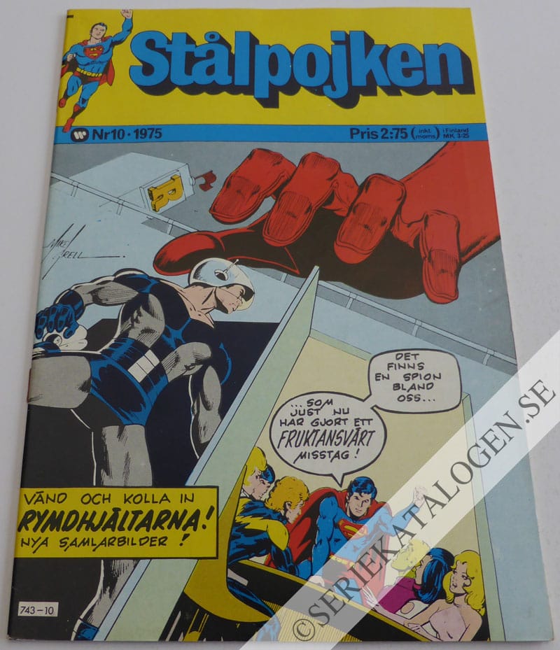 Framsida på Stålpojken #10 (1975)