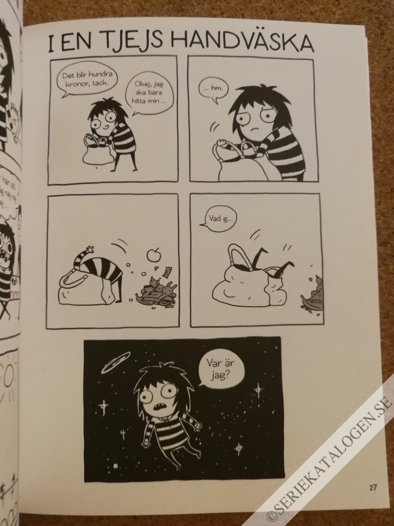 Exempel på En "Sarah's Scribbles"-samling (2017)