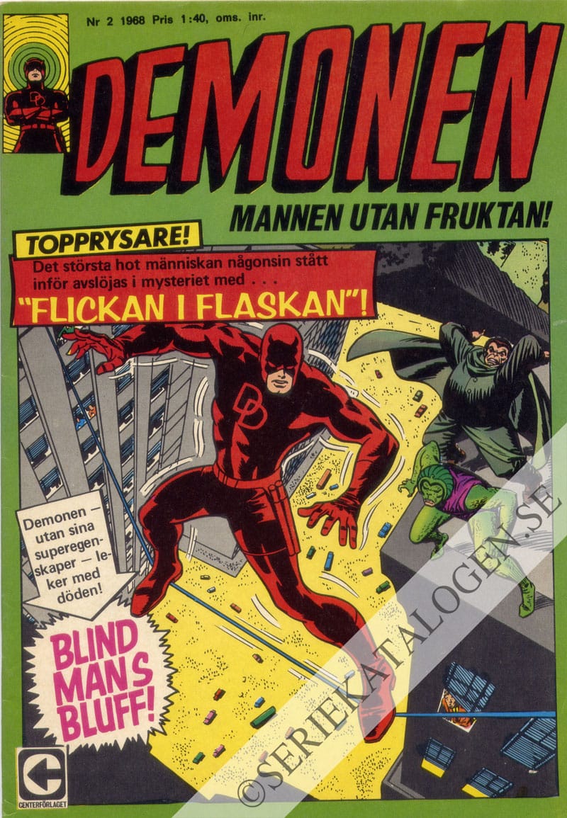 Framsida på Demonen #2 (1968)