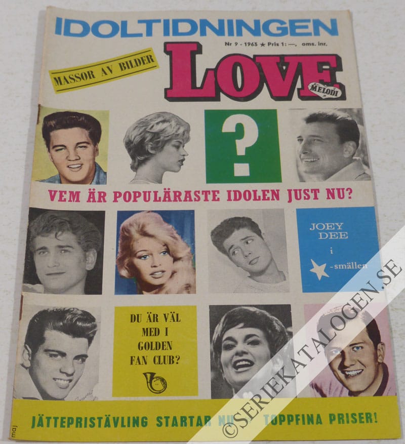 Framsida på Love! #9 (1963)