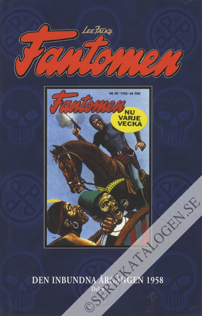 Framsida på Fantomen - den inbundna årgången 1958 del 4 (2010)