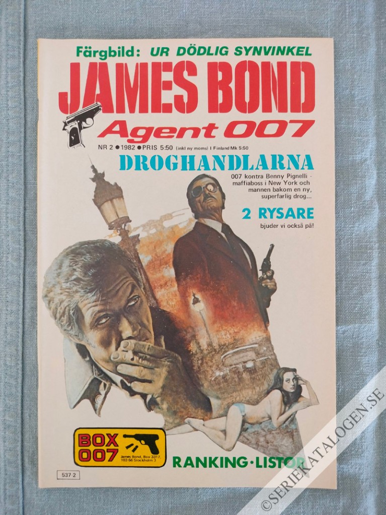 Framsida på James Bond agent 007 #2 (1982)