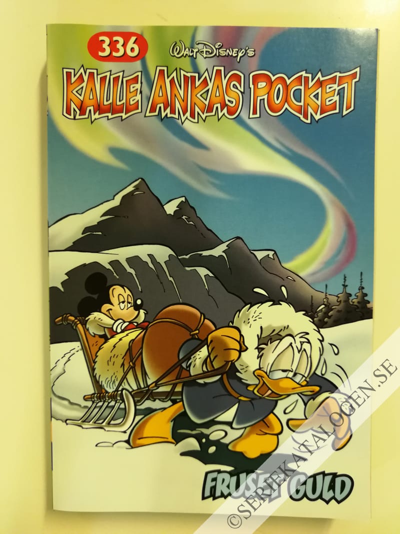 Framsida på Kalle Ankas pocket #336 - Fruset guld (2007)