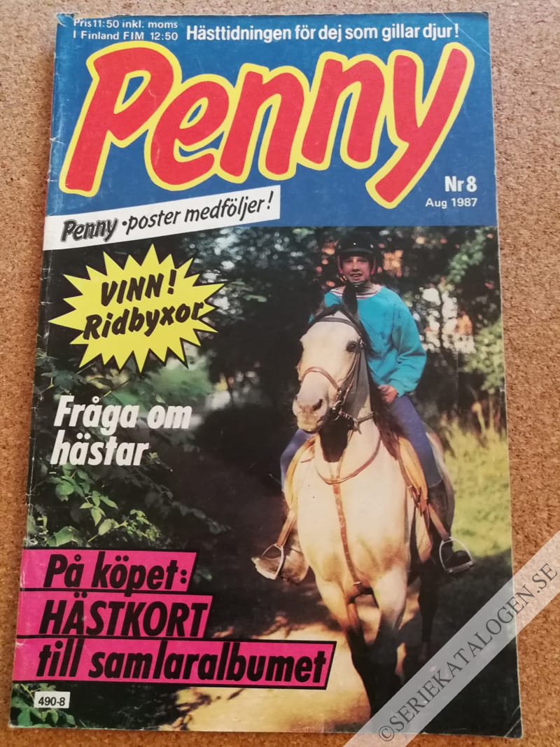 Framsida på Penny #8 (1987)