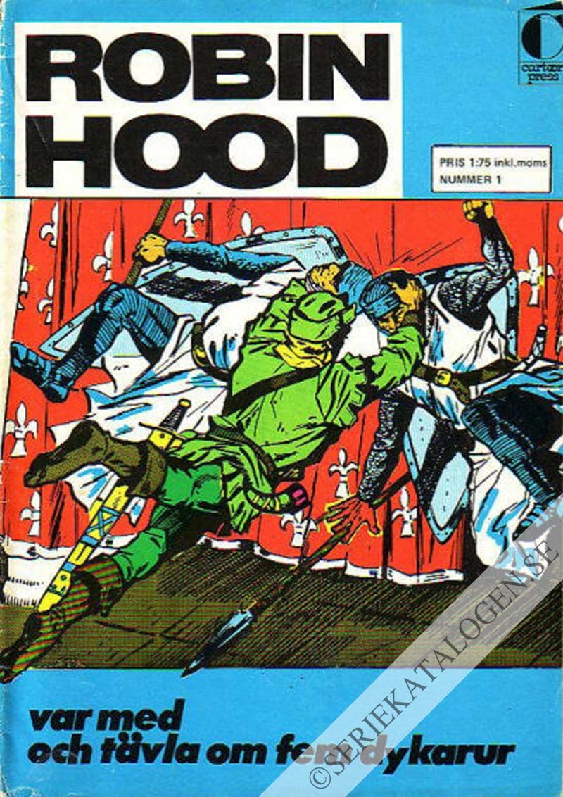 Framsida på Robin Hood #1 (1970)