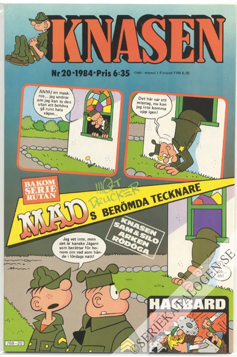 Framsida på Knasen #20 (1984)