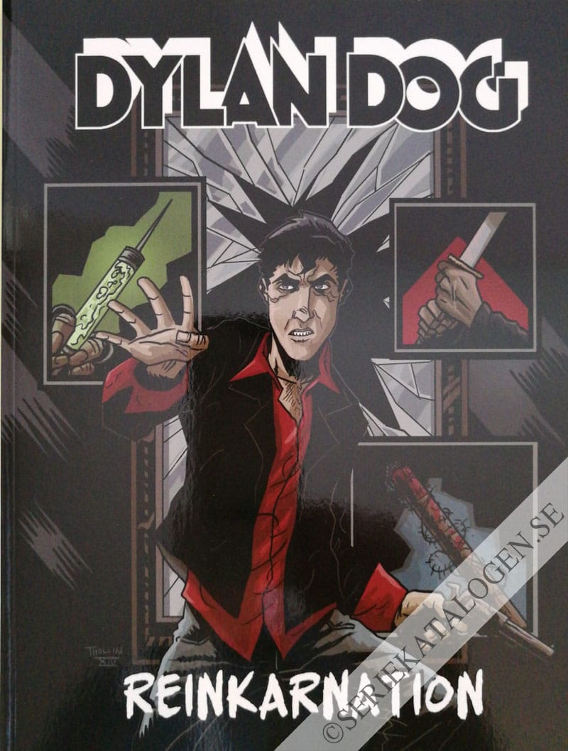 Framsida på Dylan Dog Reinkarnation (2015)