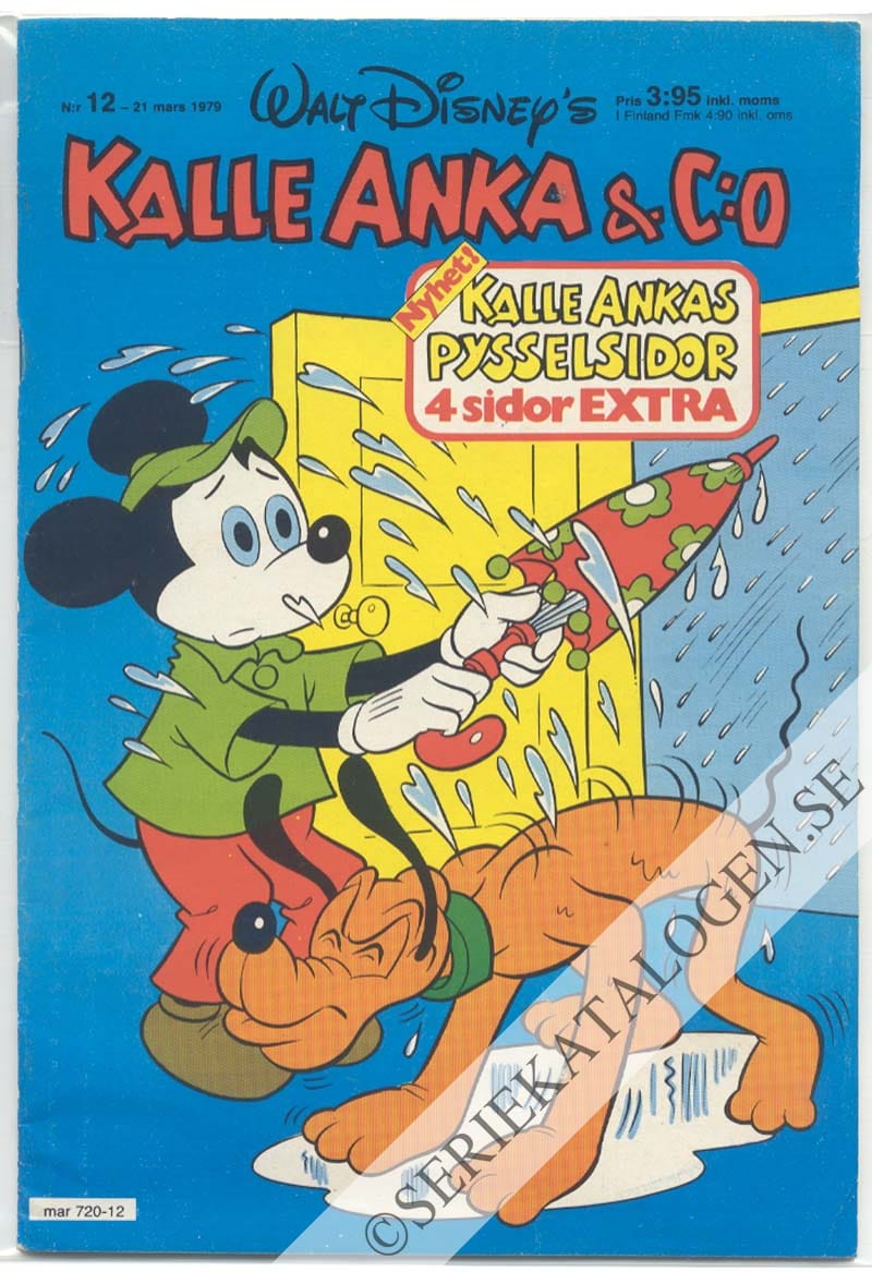 Framsida på Kalle Anka & C:o #12 (1979)