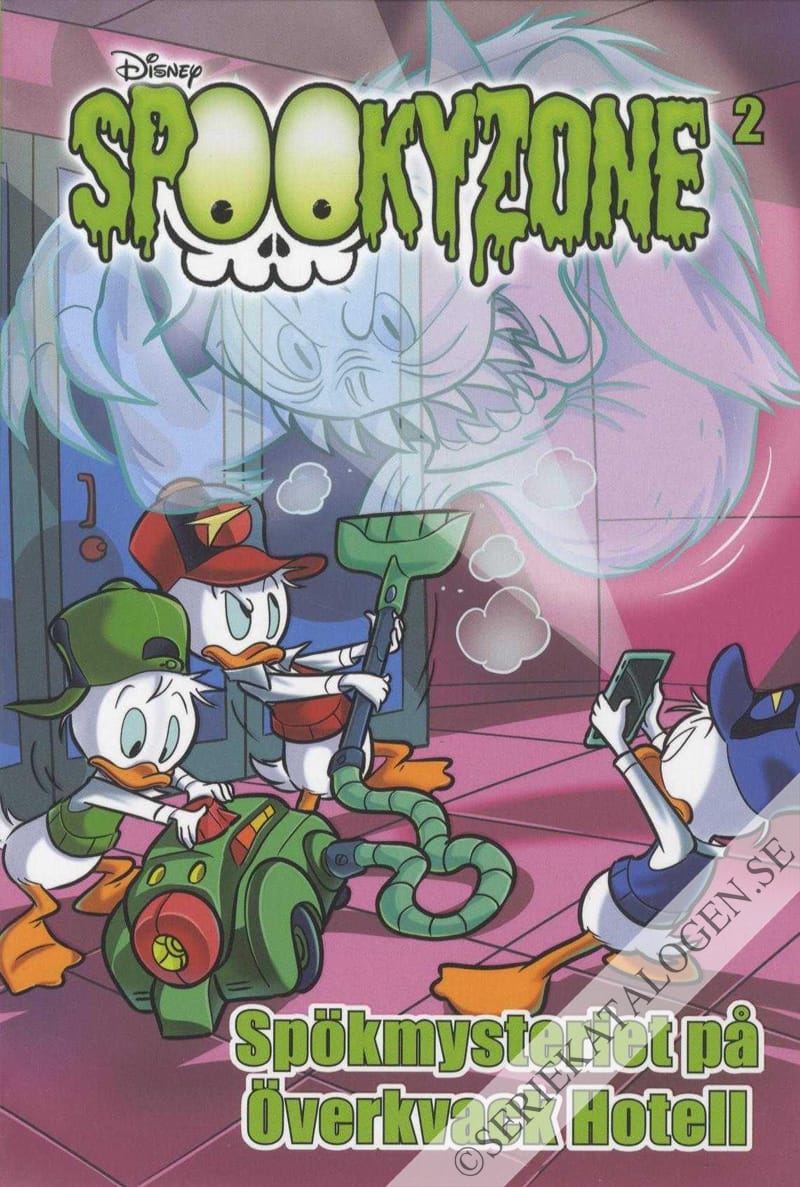Framsida på Kalle Ankas bästa Spookyzone 2 - Spökmysteriet på Överkvack Hotell (2021)