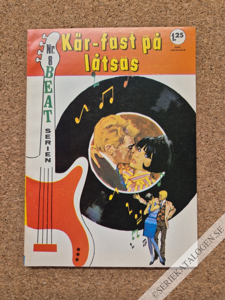 Framsida på Beatserien Kär - fast på låtsas (1967)