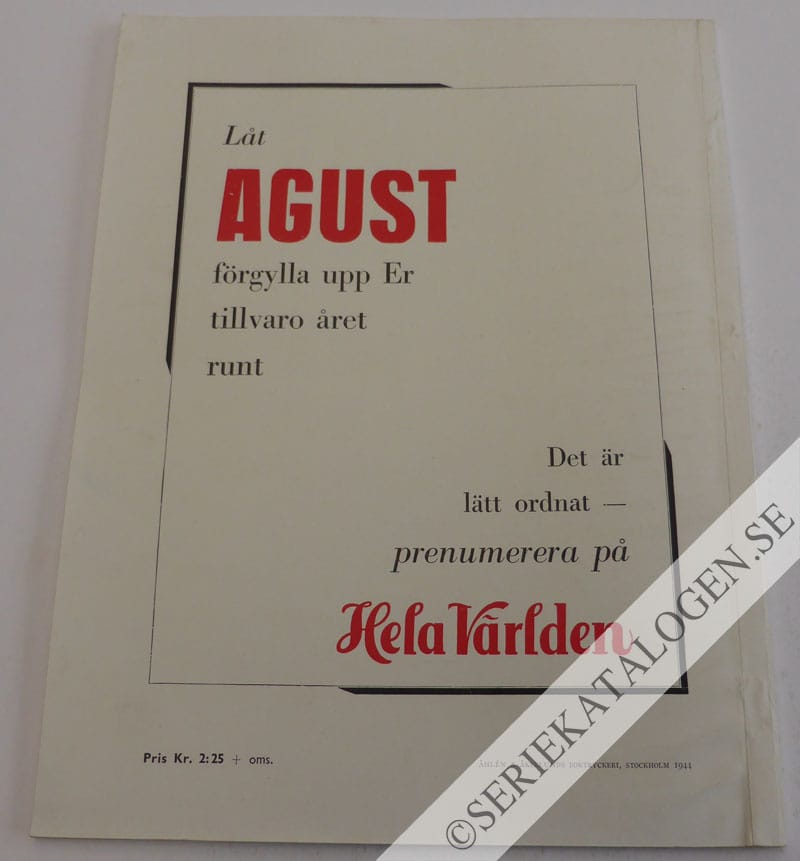 Baksida på Agust och Lotta - Glada bilder ur Agust och Lottas idealäktenskap (1944)