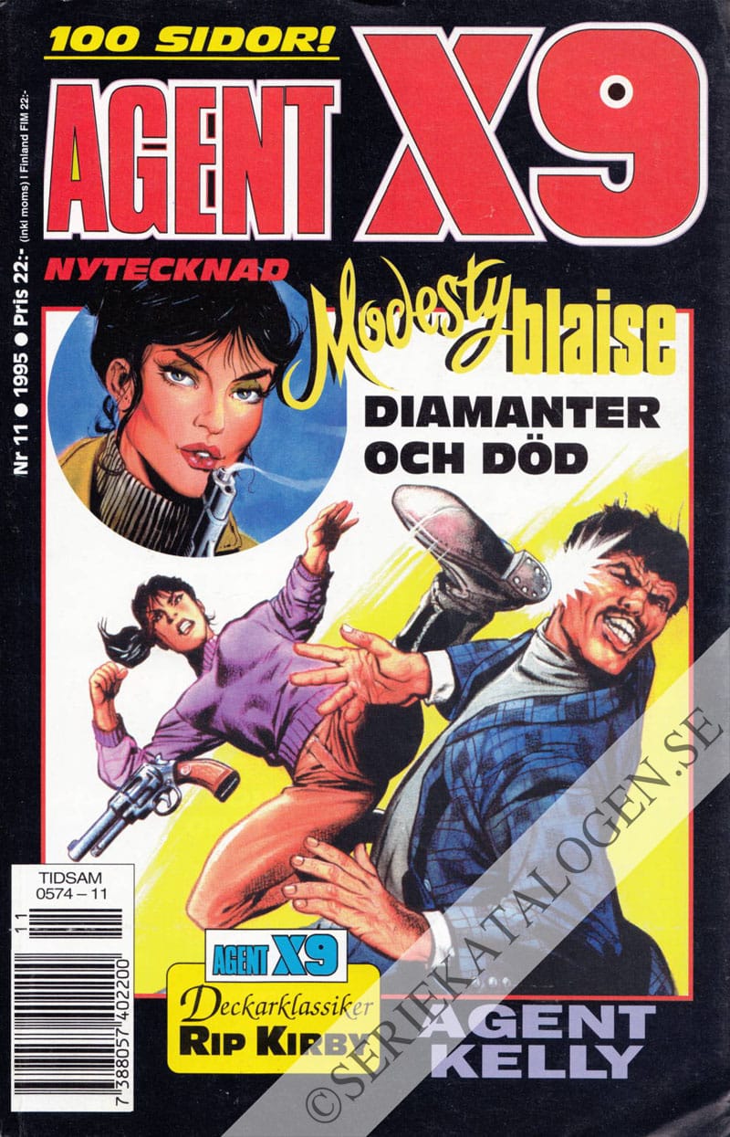 Framsida på Agent X9 #11 (1995)