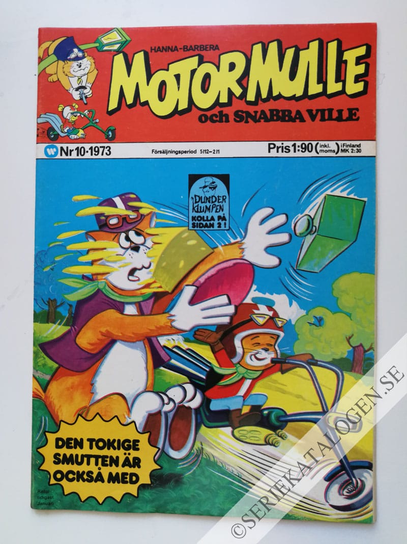Framsida på Motormulle och Snabba Ville #10 (1973)