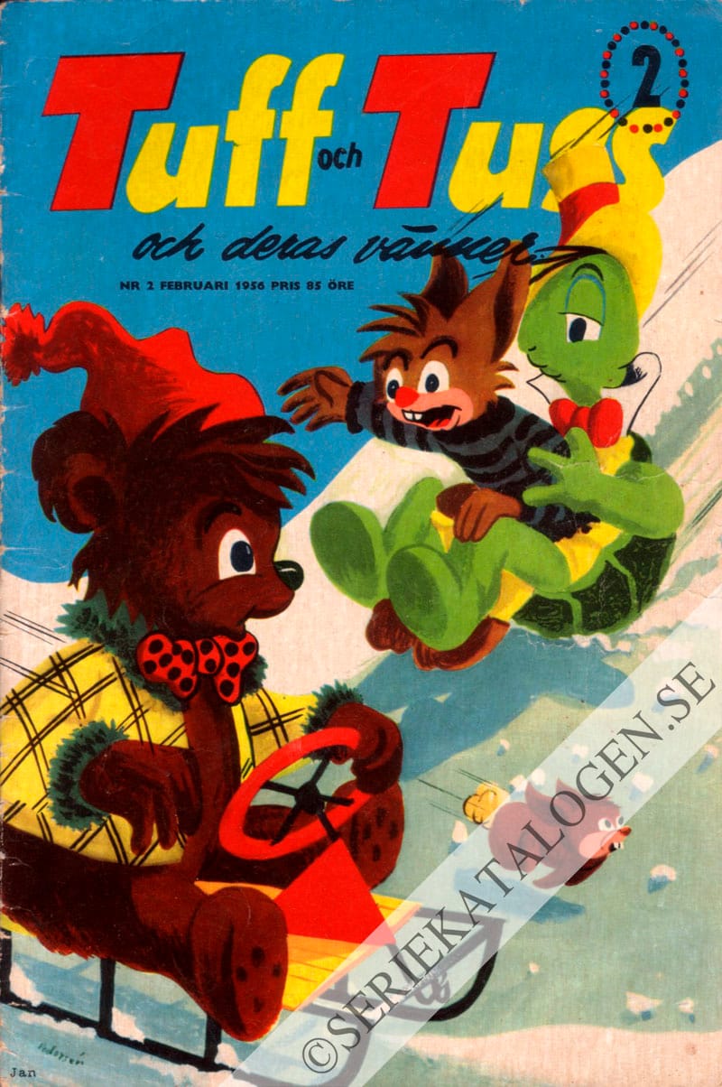 Framsida på Tuff och Tuss och deras vänner #2 (1956)