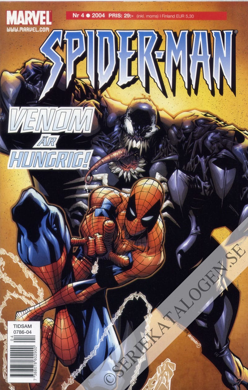 Framsida på Spider-Man #4 (2004)
