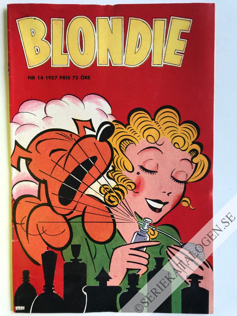 Framsida på Blondie #14 (1957)