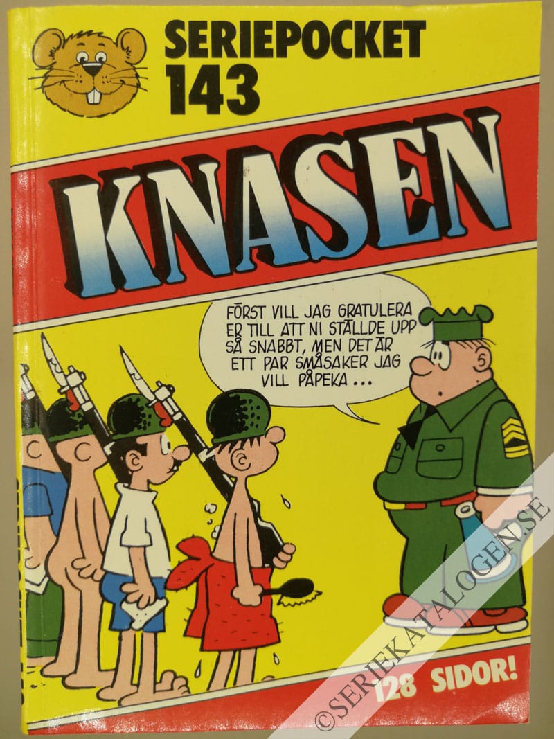 Framsida på Seriepocket #143 - Knasen (1984)