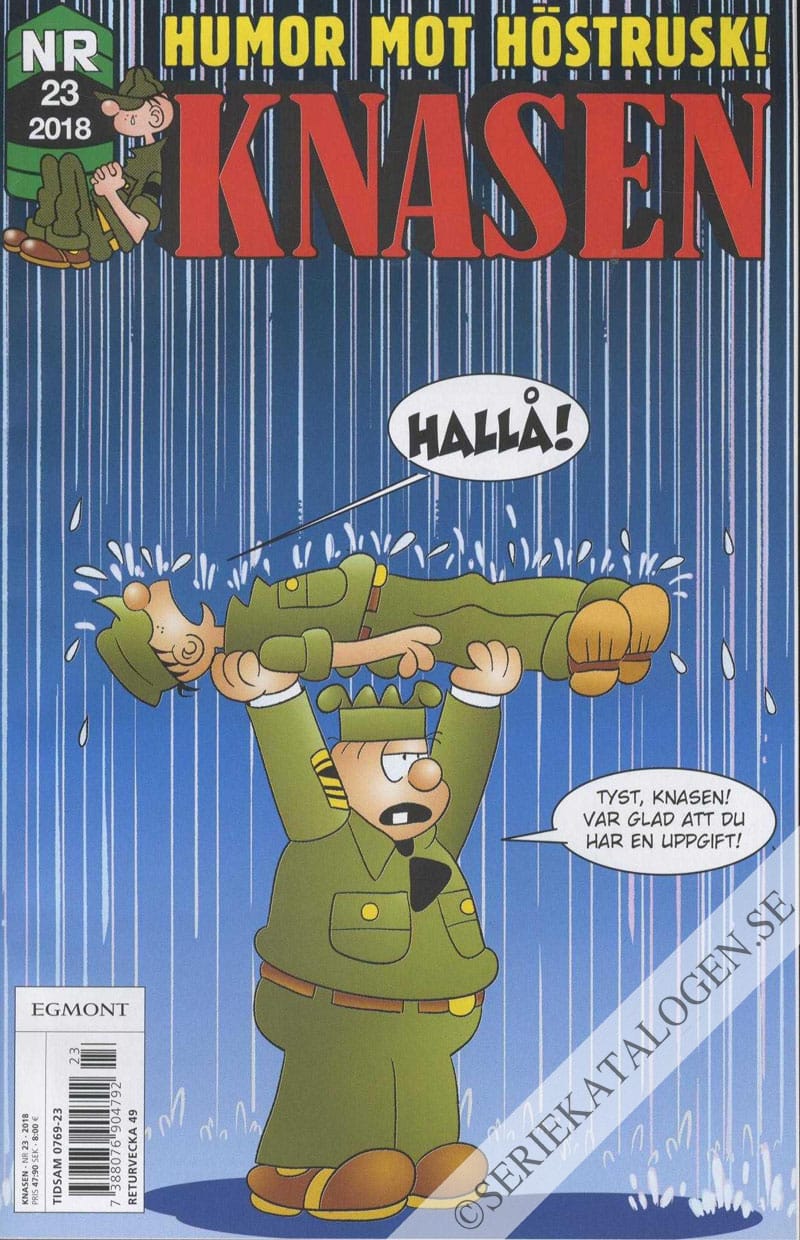 Framsida på Knasen #23 (2018)