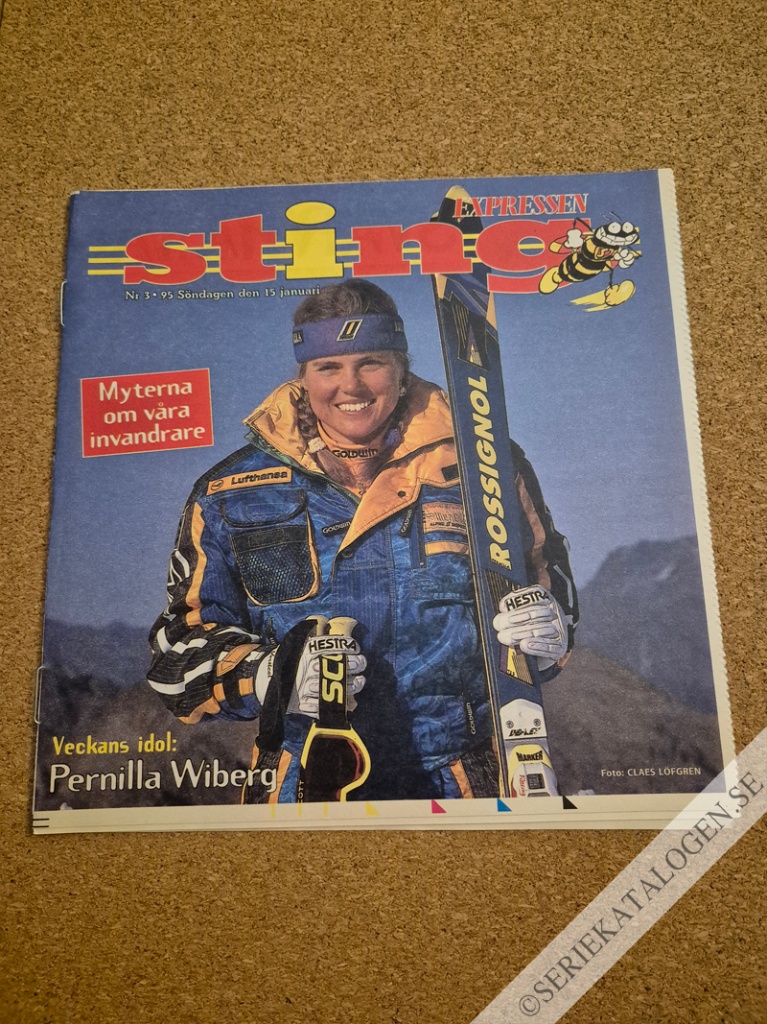 Framsida på Sting-Expressen #3 (1995)