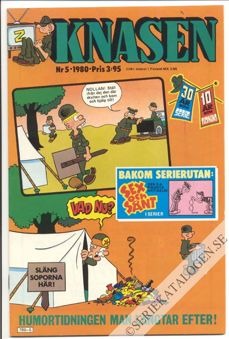 Framsida på Knasen #5 (1980)