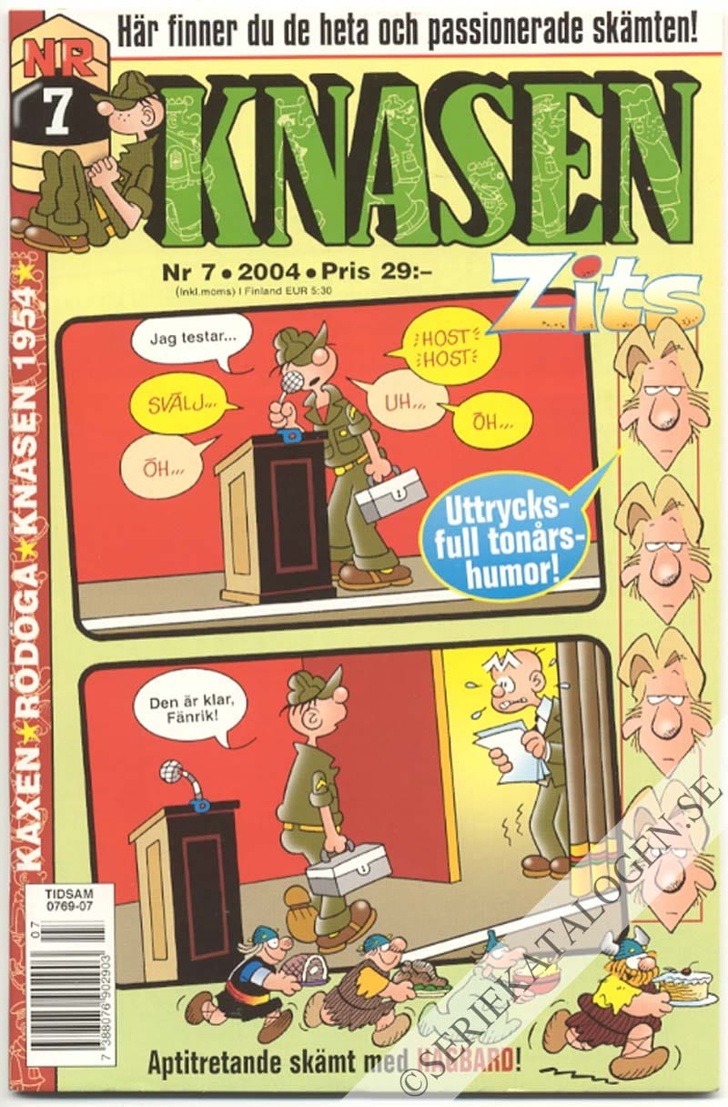 Framsida på Knasen #7 (2004)