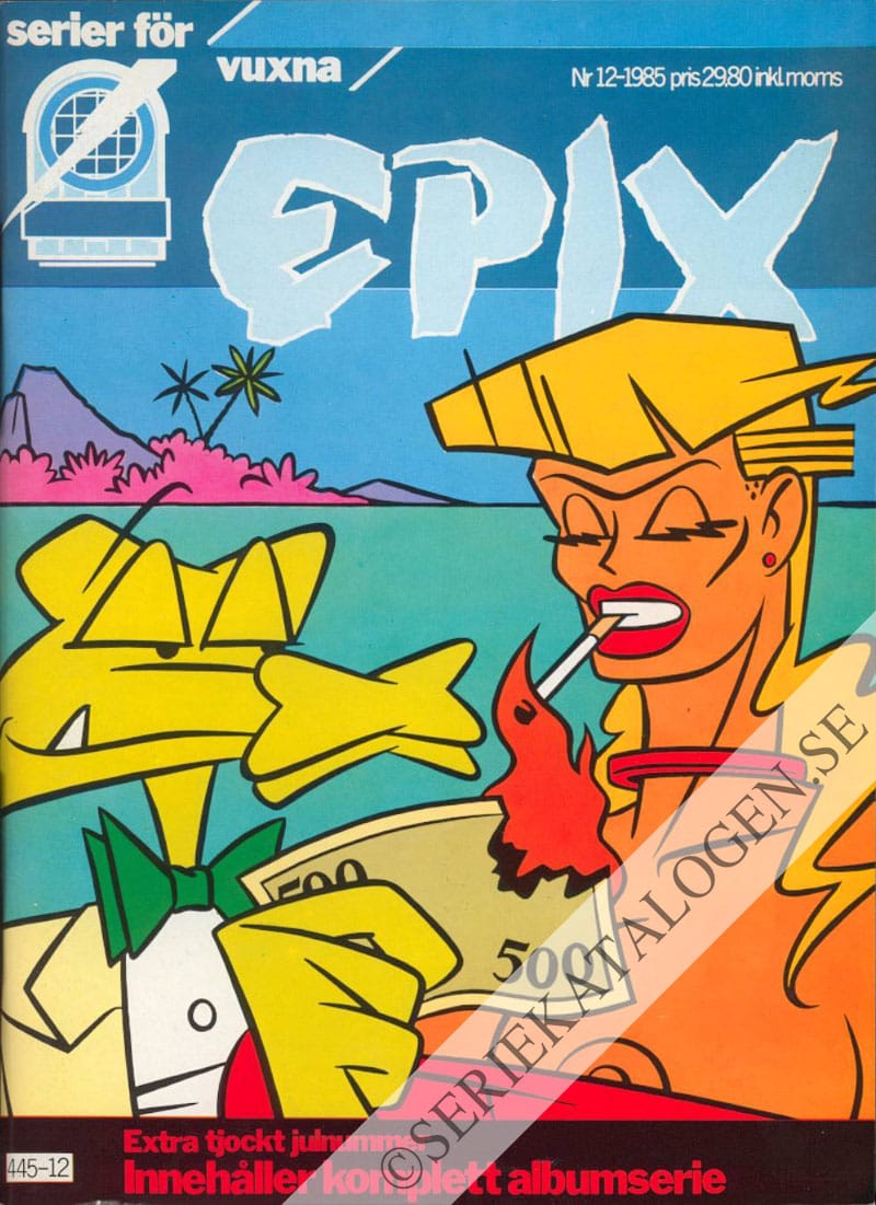 Framsida på Epix #12 (1985)