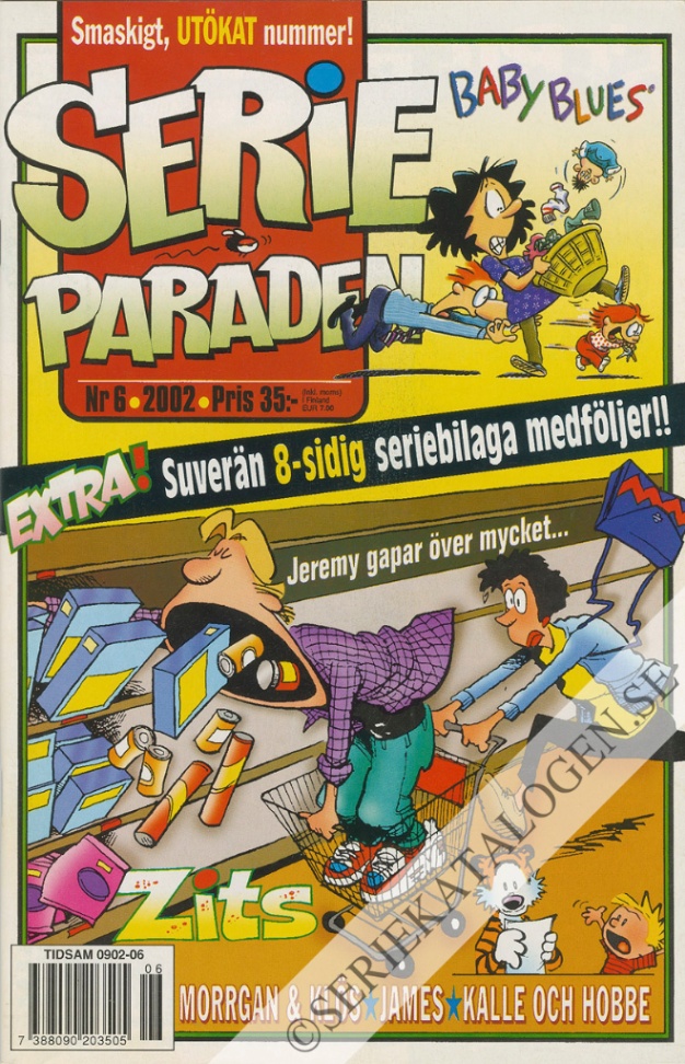 Framsida på Serie-paraden #6 (2002)