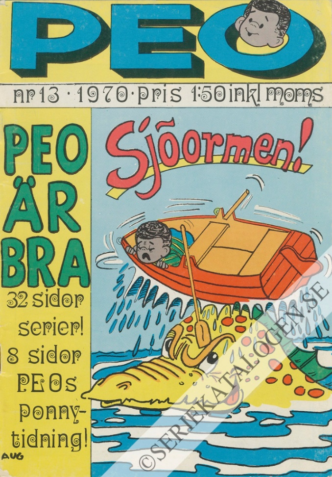 Framsida på Peo #13 (1970)