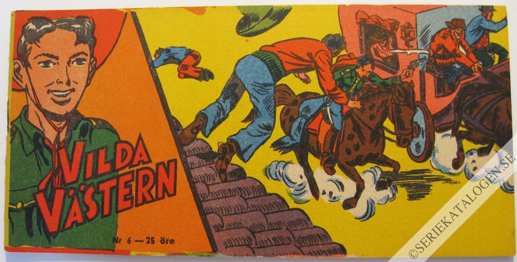 Framsida på Vilda Västern #6 (1957)