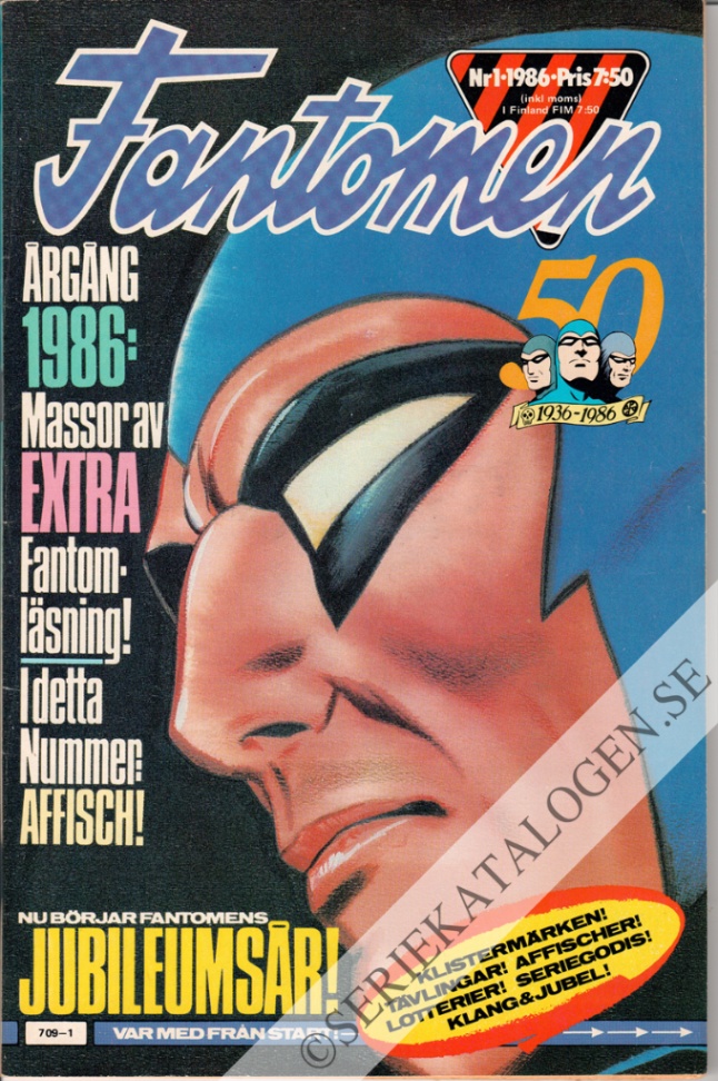 Framsida på Fantomen #1 (1986)