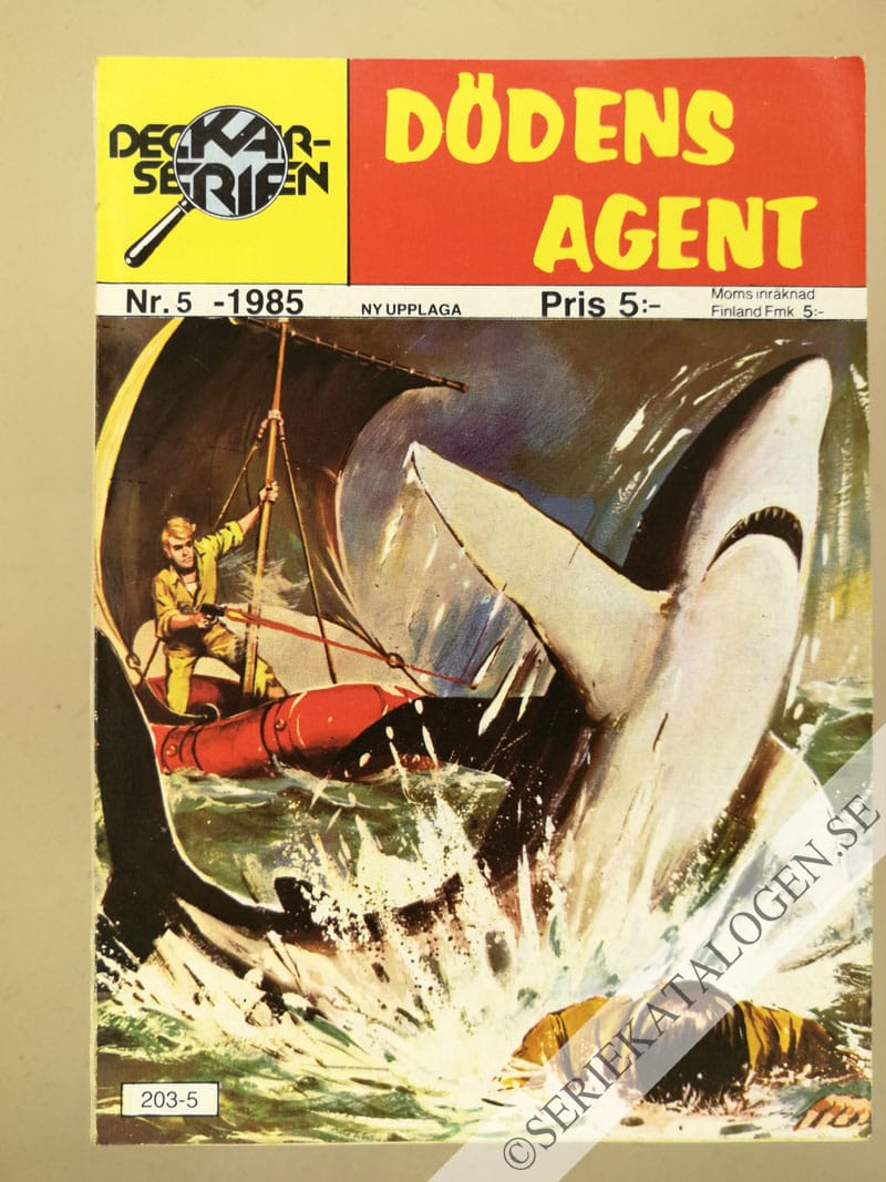 Framsida på Dödens agent (1985)