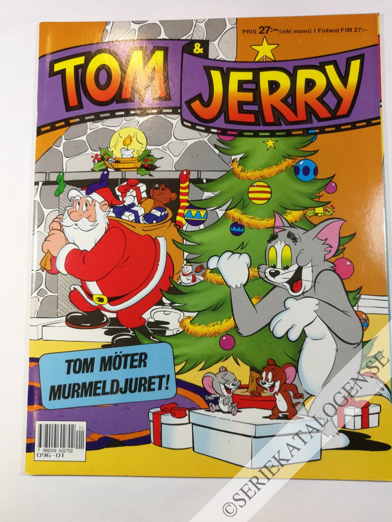 Framsida på Tom & Jerry Tom möter murmeldjuret! (1989)