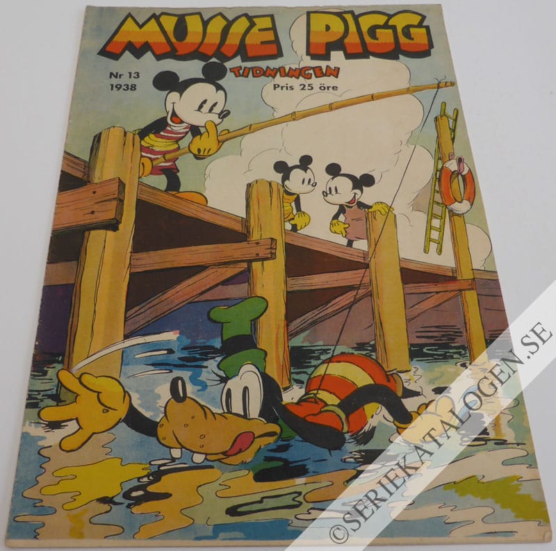 Framsida på Musse Pigg-tidningen #13 (1938)