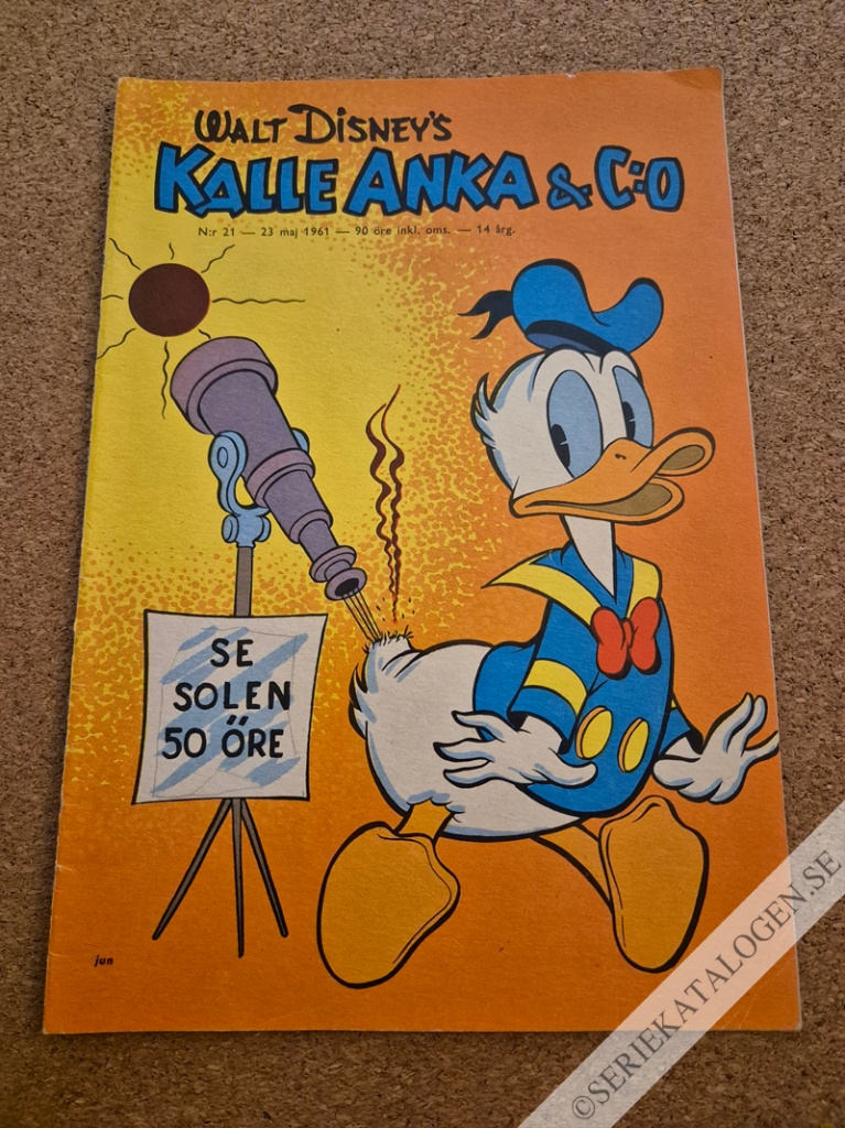 Framsida på Kalle Anka & C:o #21 (1961)