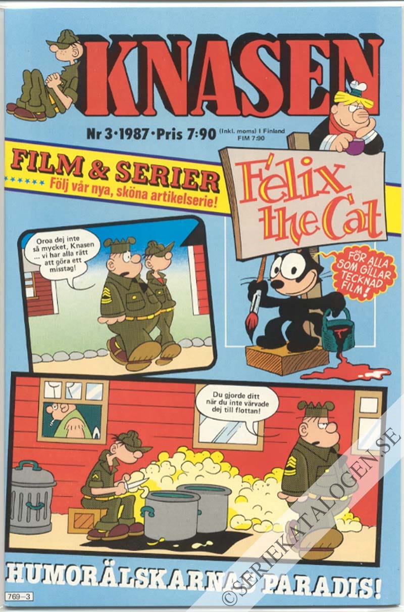 Framsida på Knasen #3 (1987)