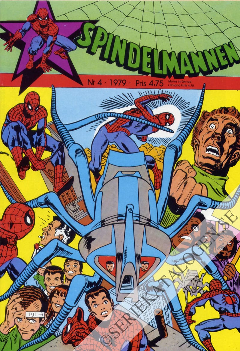 Framsida på Spindelmannen #4 (1979)