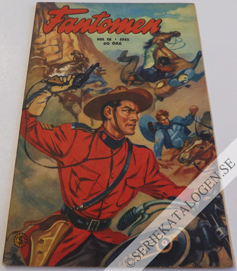 Framsida på Fantomen #18 (1953)