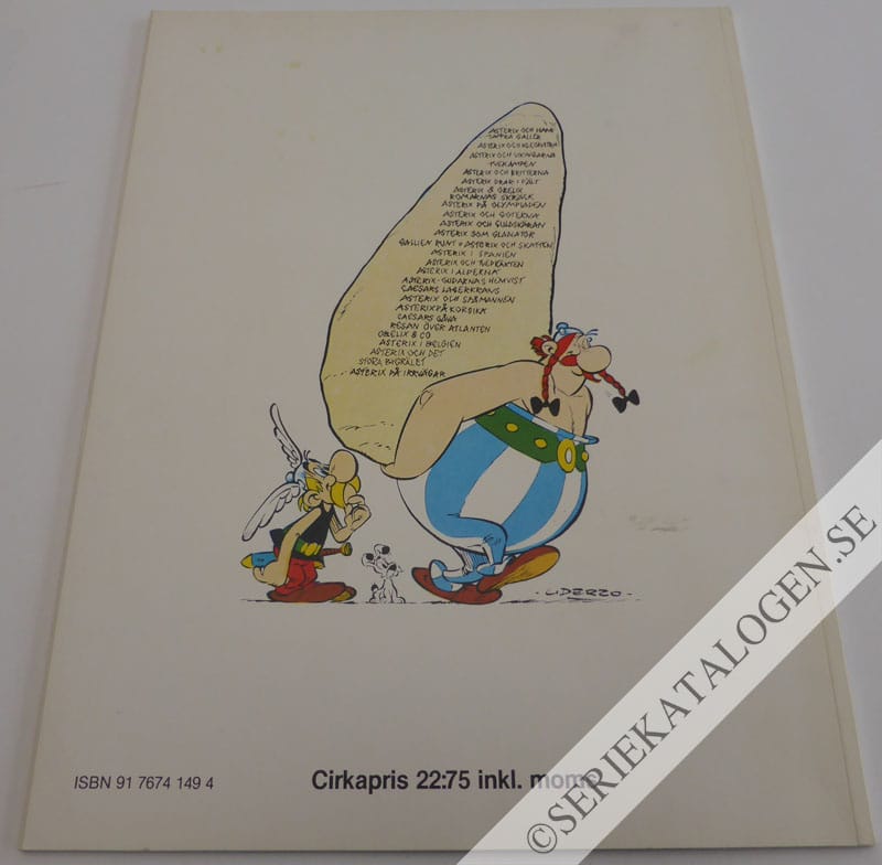 Baksida på Asterix & son (1983)
