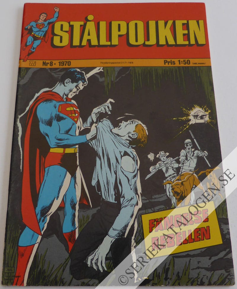 Framsida på Stålpojken #8 (1970)