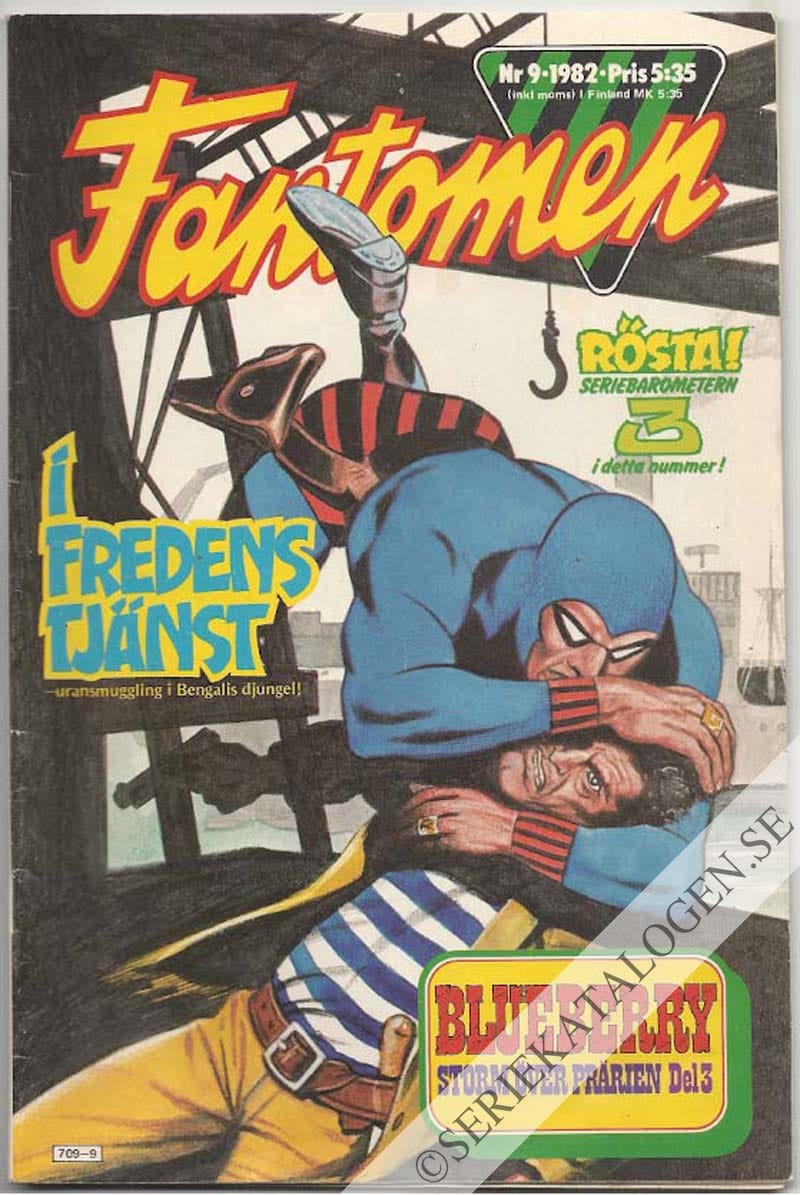 Framsida på Fantomen #9 (1982)