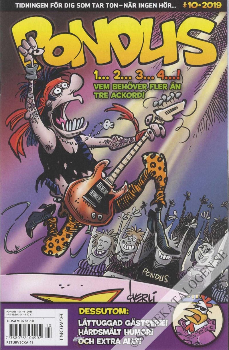 Framsida på Pondus #10 (2019)