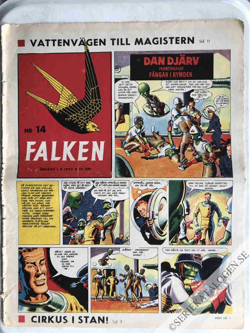 Framsida på Falken #14 (1955)