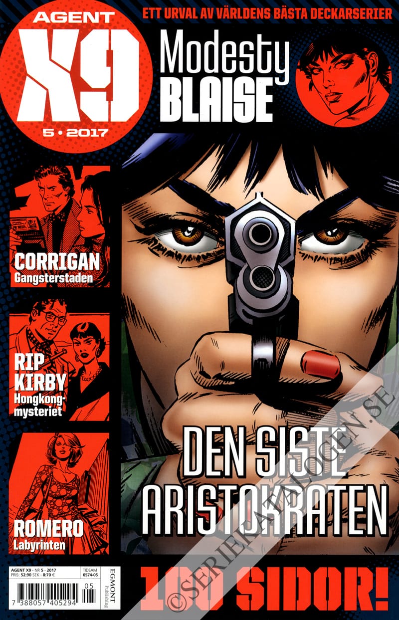 Framsida på Agent X9 #5 (2017)