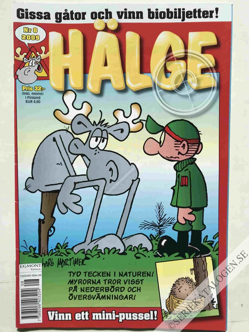 Framsida på Hälge #8 (2009)