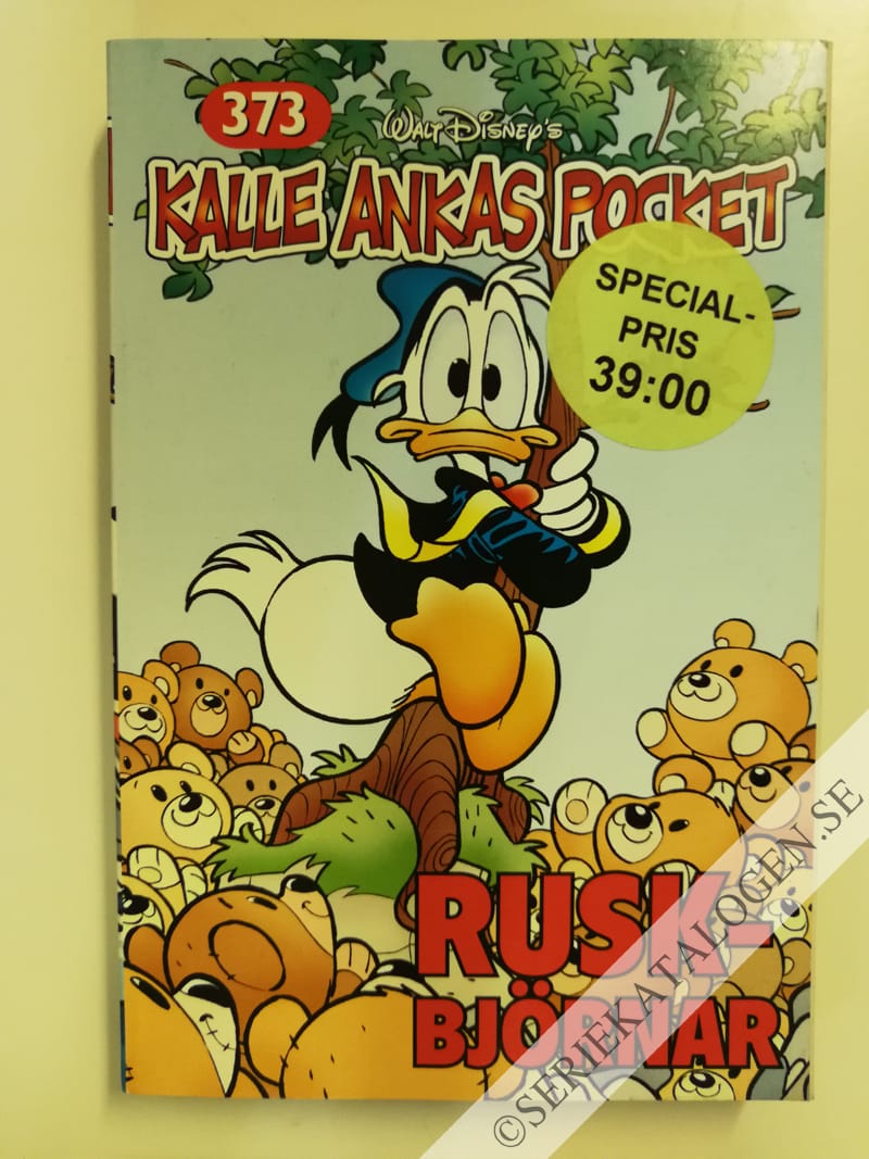Framsida på Kalle Ankas pocket #373 - Ruskbjörnar (2010)