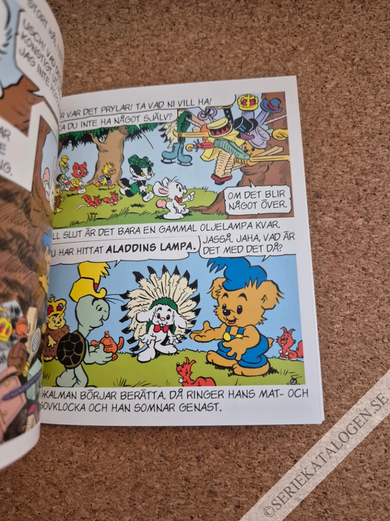 Exempel på Bamse och Aladdins lampa (2014)