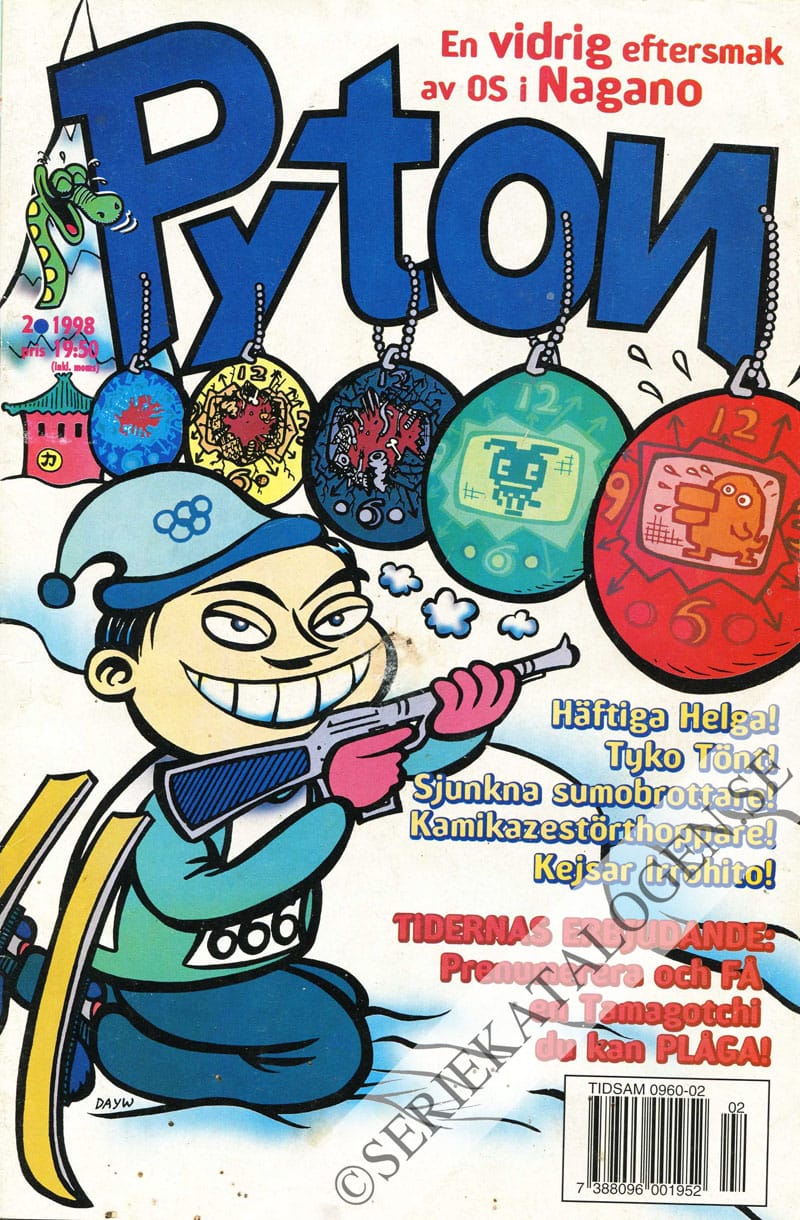 Framsida på Pyton #2 (1998)