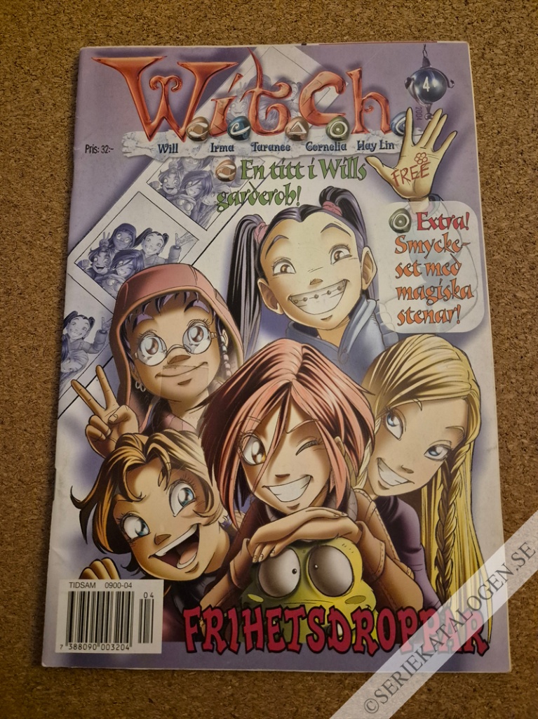 Framsida på W.i.t.c.h. #4 - Frihetsdroppar (2004)