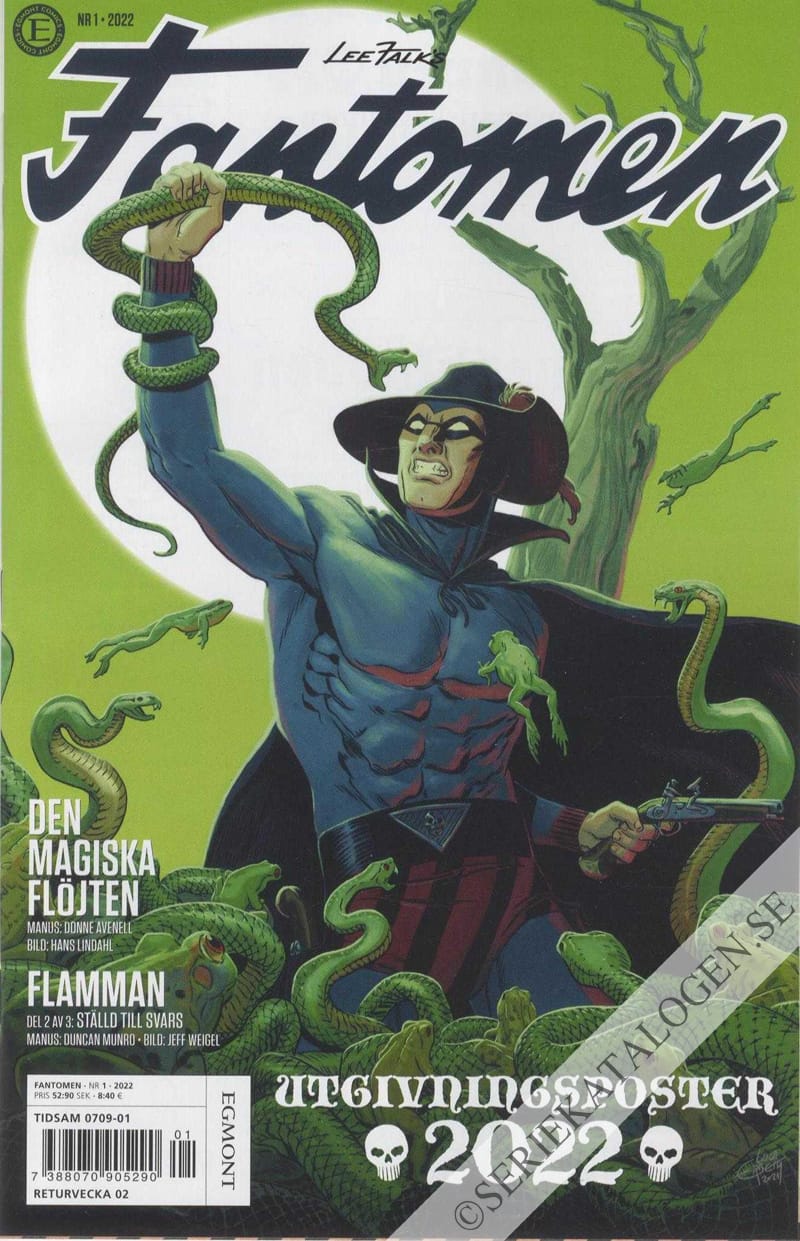 Framsida på Fantomen #1 (2022)