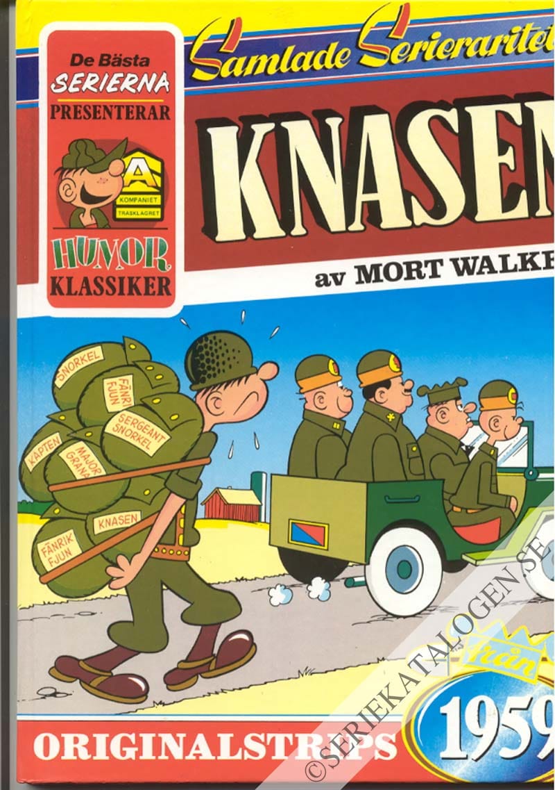 Framsida på Samlade Serierariteter Knasen 1959 (1987)